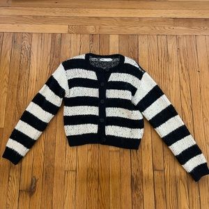 Zara knit cardigan sweater